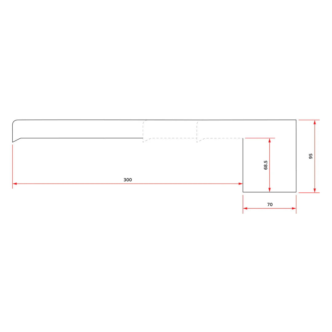 Water Blades - 300mm Spout - Hatton Koi