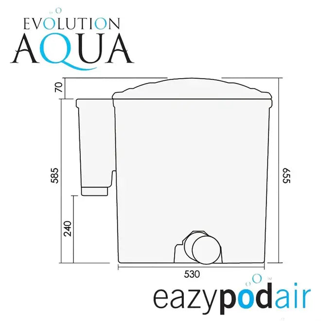 Eazy Pod Air (inc Air pump kit)- Green - Hatton Koi