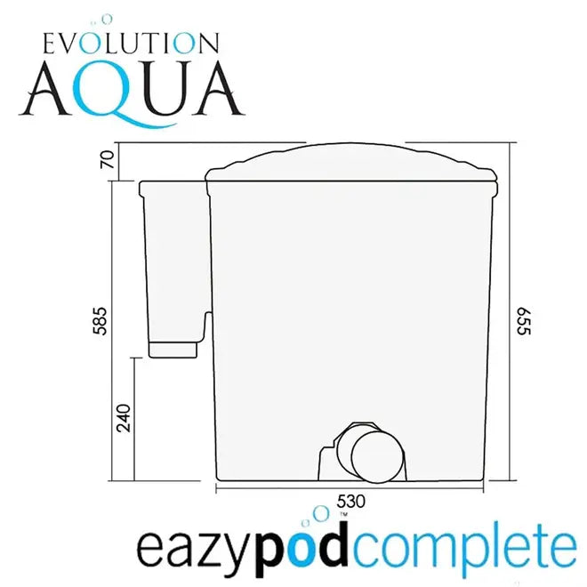 Eazy Pod Complete (inc Air pump / UVC)- Green Pond Filter - Hatton Koi