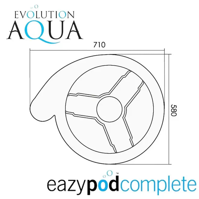 Eazy Pod Complete (inc Air pump / UVC)- Green Pond Filter - Hatton Koi