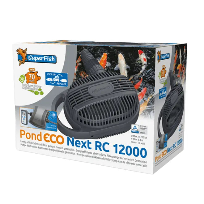 SuperFish Pond Eco Next RC 12000 (70w) - Hatton Koi