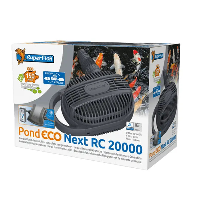 SuperFish Pond Eco Next RC 20000 (150w) - Hatton Koi