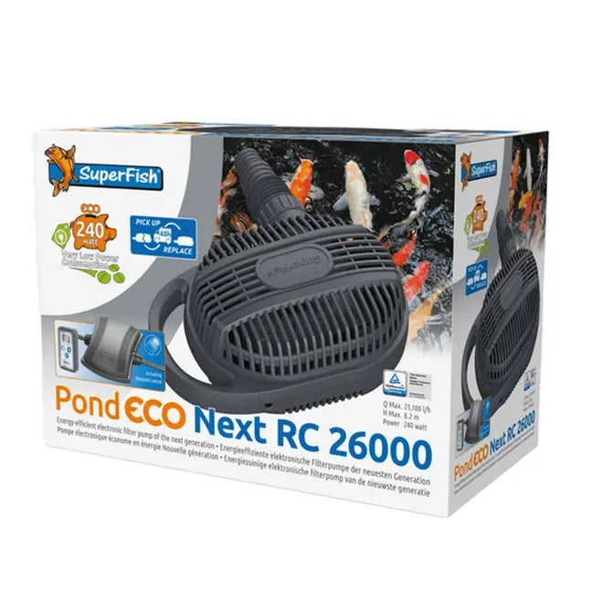 SuperFish Pond Eco Next RC 26000 (240w) - Hatton Koi