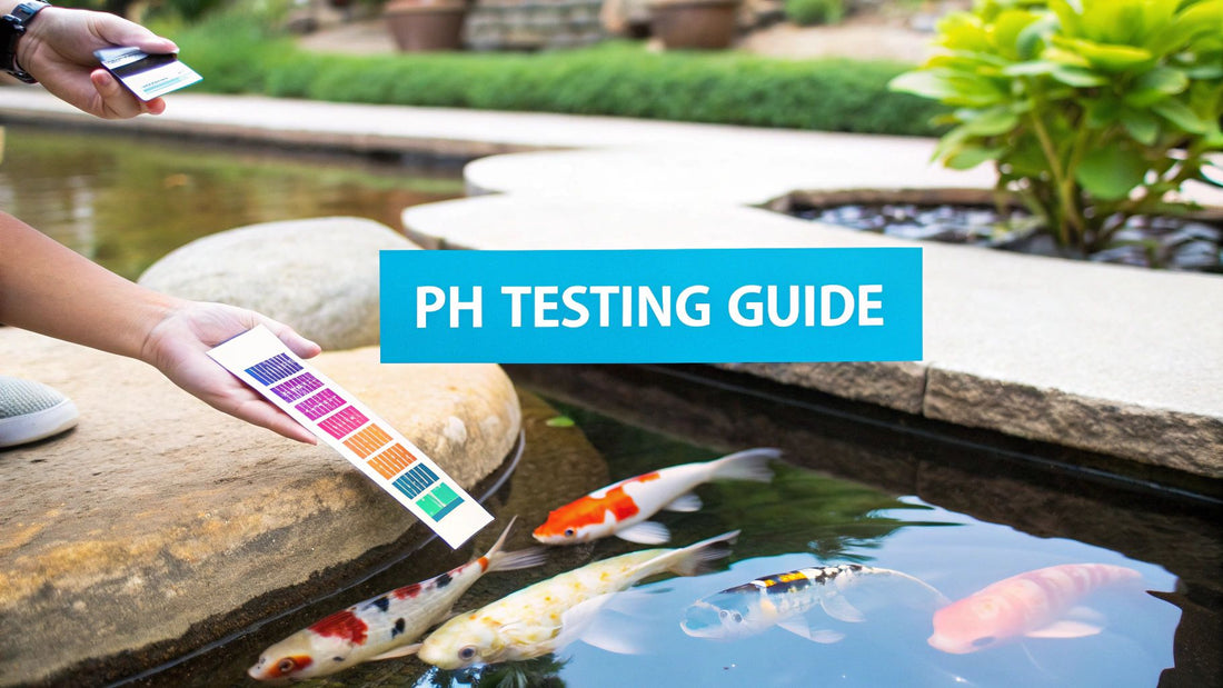 A Pond Owner's Guide to pH Testing Kits