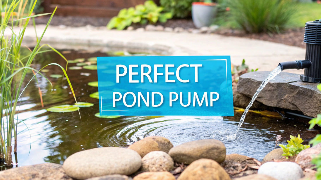 Choose the Best Water Pump for a Pond | Complete Guide