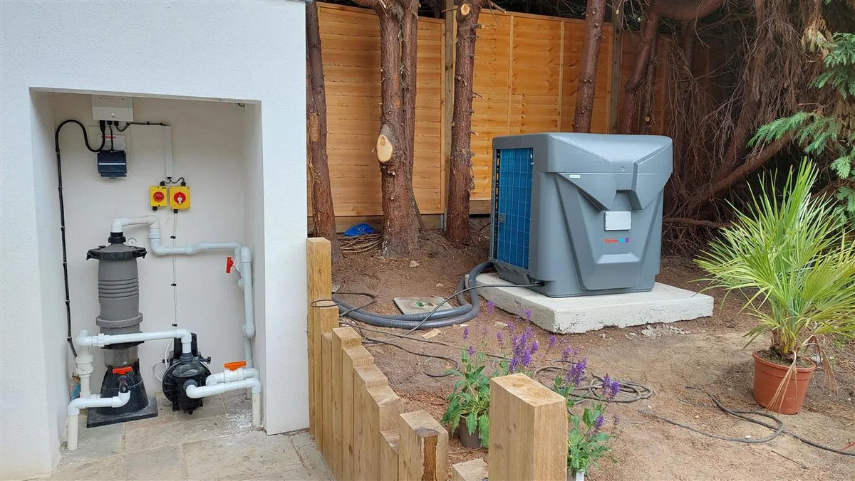 Thermotec Inverter Pro Vertical Heat Pumps For Koi Pond & Pool Heater ...