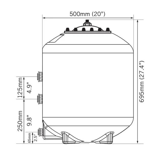 Evolution Aqua  K+ Advanced Filter 20" Pond Filter - Hatton Koi