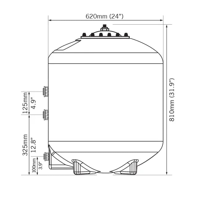Evolution Aqua  K+ Advanced Filter 24" Pond Filter - Hatton Koi